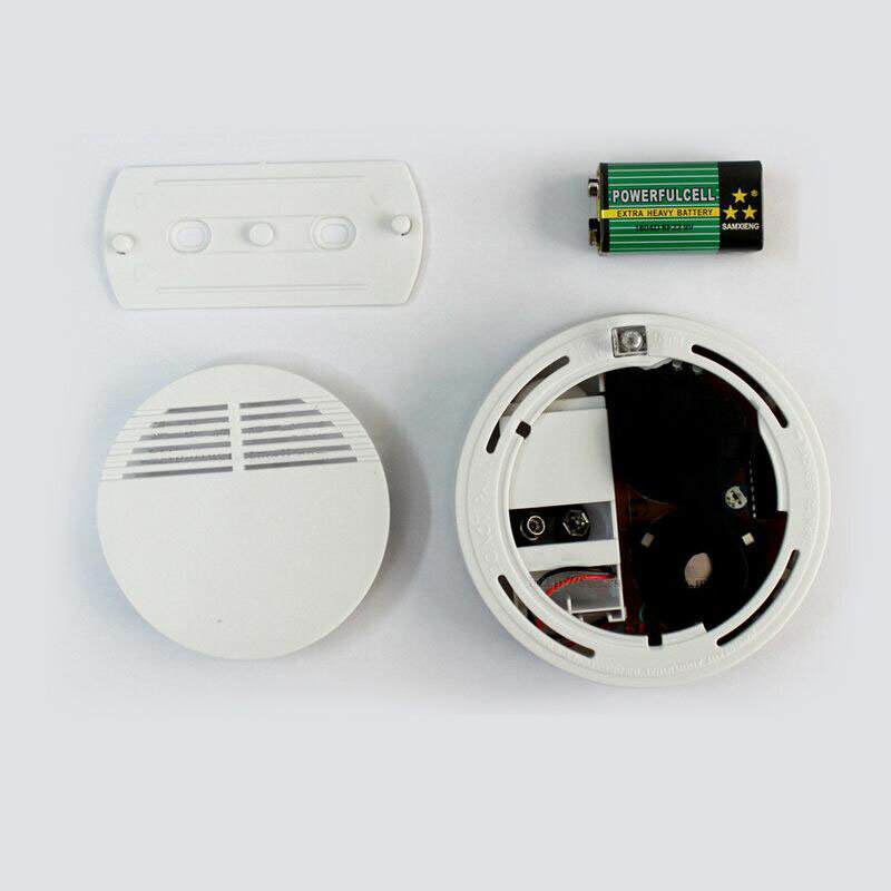 2pc 5 pçs 10pcs sensor de fumaça alarme sem fio sensível fotoelétrico detector de fumaça incêndio para o escritório em casa segurança alarme ytcq001