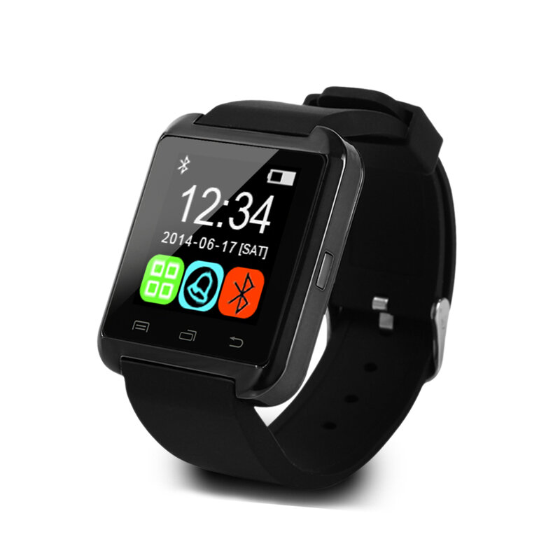 Bluetooth U8 Smart Horloge Heren Sport Smartwatch Vrouwen Stappenteller Telefoontje Muziekspeler Camera Relogio voor Android