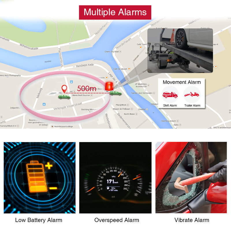GPS Tracker Car TKSTAR TK905 5000mAh 90 Days Standby 2G Vehicle Tracker GPS Locator Waterproof Magnet Voice Monitor Free Web APP
