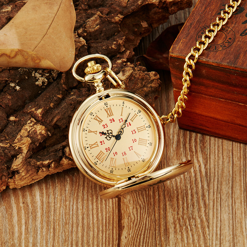 Reloj de cuarzo con cadena de bolsillo para hombre y niño, reloj con Collar, el mayor papá, regalo para niños