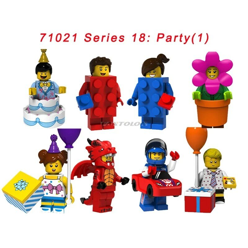 Single Sale Super Heroes 71021 Figures Birthday Party Boy Dragon Suit Guy Race Car Guy Building Blocks Toy