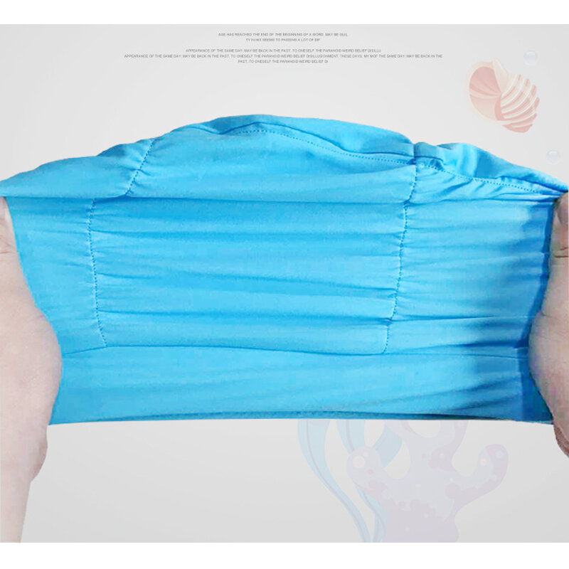 Cuffia da nuoto da donna cappello da bagno in tessuto pieghettato da uomo Unisex capelli lunghi elasticizzati drappo taglia libera piscina sportiva turbante in Nylon elastico