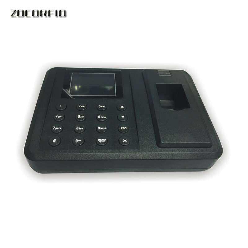 Mais língua + senha fingerprint time clock/escritório gravador de comparecimento do tempo do comparecimento do empregado máquina/download Udisk