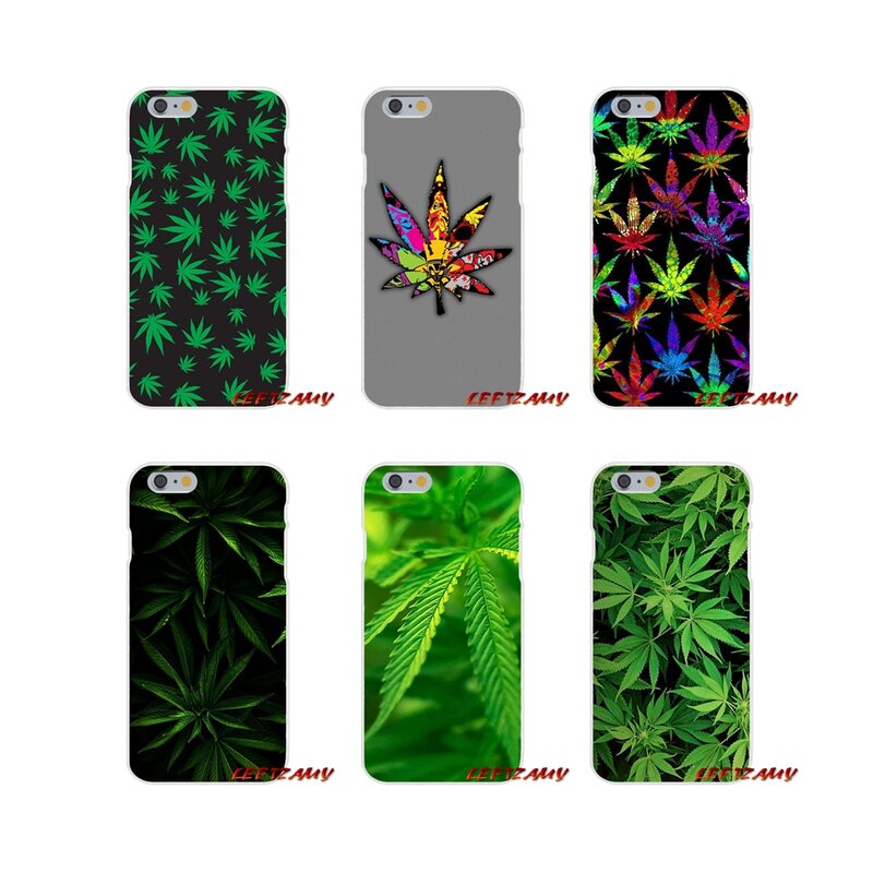 Zubehör Phone Cases Covers Für iPhone X 4 4 s 5 5 s 5C SE 6 6 s 7 8 plus Unkraut Blatt Gras