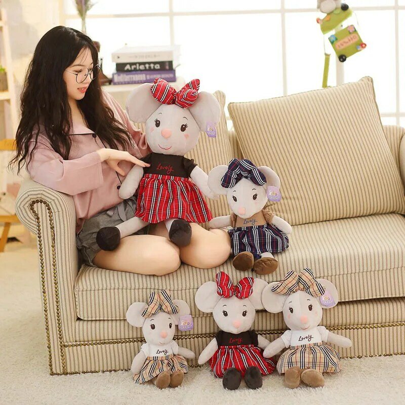 Mouse plush toy imitation doll cute mouse doll creative pillow mouse Nini children's toy
