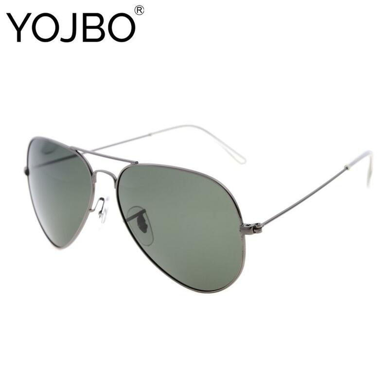Gafas de sol polarizadas YOJBO para hombre, gafas de sol con espejo de diseñador de marca piloto para mujer, gafas de sol UV400 de lujo, gafas de mujer clásicas geniales