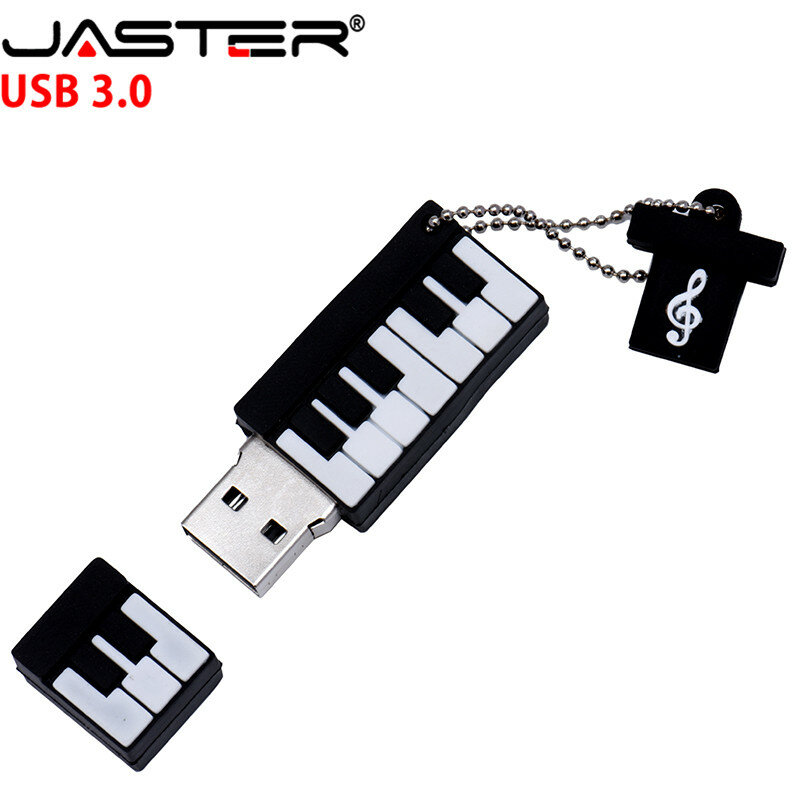 Jaster 3.0 Real Kapasitas Memori Stik USB Flash Drive Mini Pen Drive Kartun 8 Gb 16GB Simbol Musik USB flash Drive U Disk