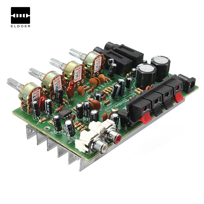 Nouveau Circuit imprimé électronique 12V 60W Hi Fi stéréo numérique amplificateur de puissance Volume tonalité commande conseil Kit 9cm x 13cm