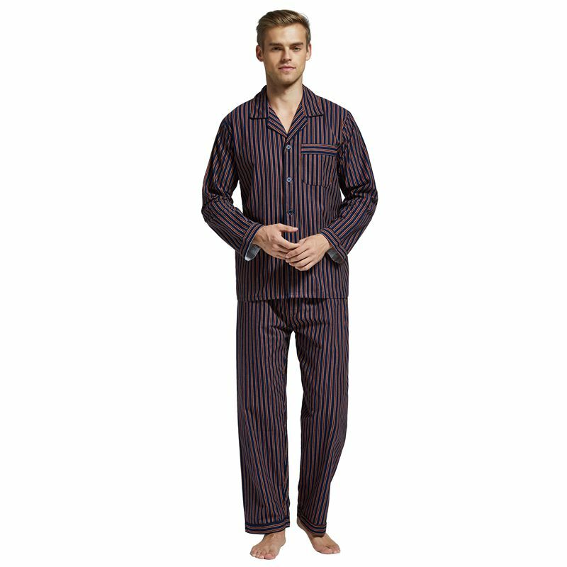 Tony & candice pijamas de inverno dos homens pijamas de flanela quente conjunto de pijama masculino manga longa 100% algodão casual pijamas casa