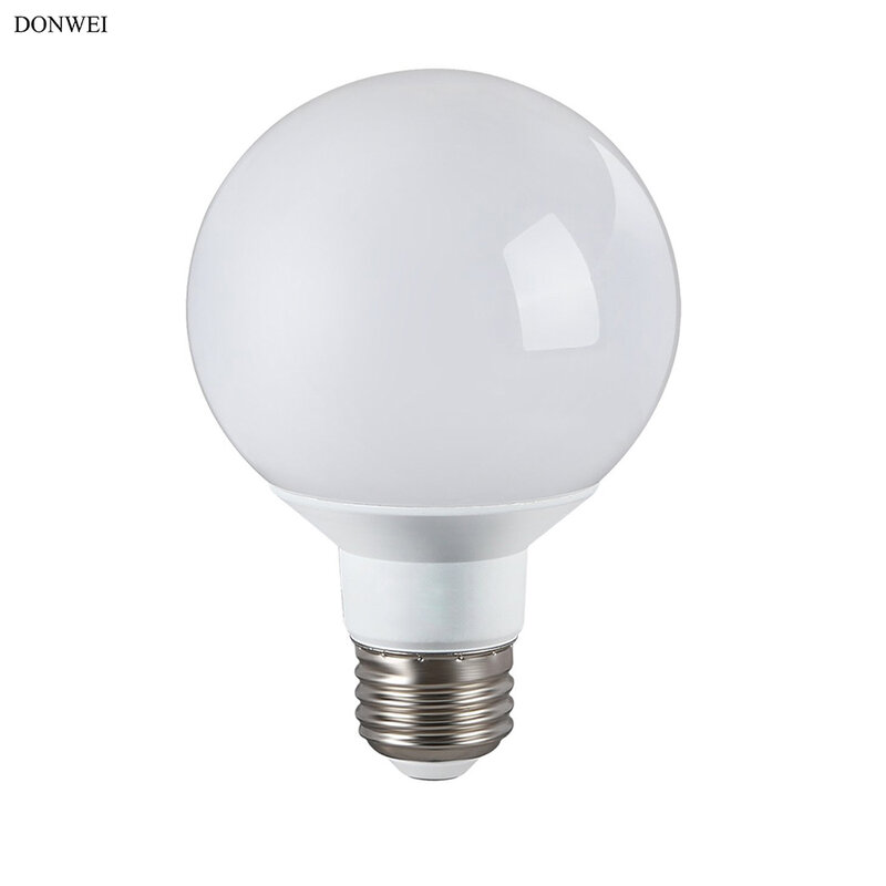 Donwei lâmpada de led e27, lâmpada led de 3w 7w 12w 15w 5730 smd 360 graus para decoração interna g60 g80 g95 g125 para economia de energia