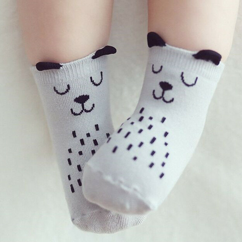 Асимметричные противоскользящие хлопковые носки для новорожденных мальчиков и девочек, новинка весны 2024