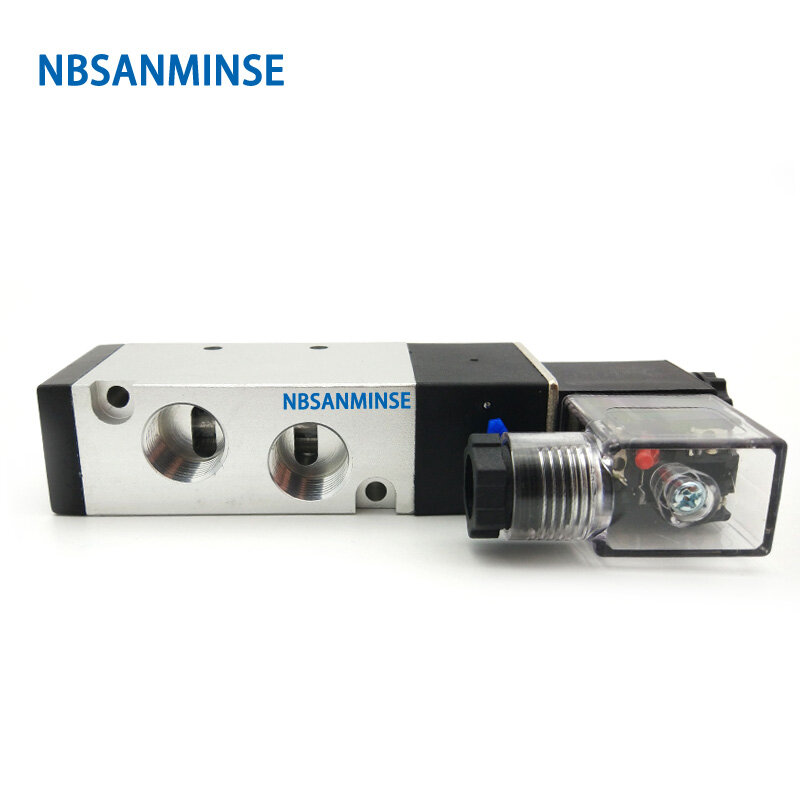 Пневматический электромагнитный клапан 4V310 4V320 4V330 G1/4 G3/8, электромагнитный клапан пневматического типа AirTac NBSANMINSE