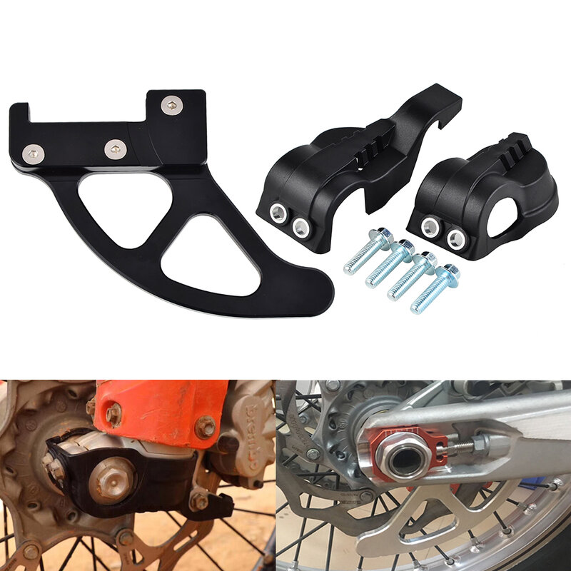 Motorcycle Fork Shoes Cover Rear Brake Disc Guard Protector For KTM 125-500 EXC EXCF XC XCF XCW SX SXF SD 6D TPI 2016-2021 2020