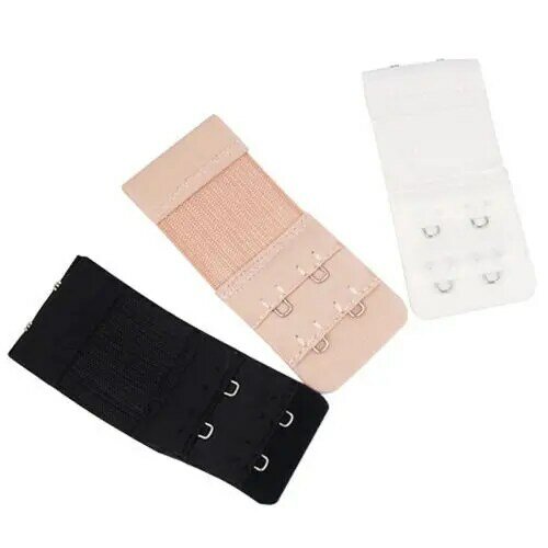 1pcs Soft Womens Ladies Bra Extension Straps Underwear Strapless., Adjustable Bra Extender, 2 Hook