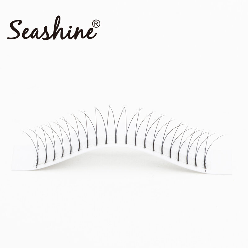 Seashine ขนตาปลอมขนมิ้งเทียม C & D เพิ่มวอลลุ่มแบบรัสเซียขนตาเพิ่มวอลลุ่มแบบมืออาชีพตัวต่อขนตาเทียมตัวต่อขนตา S