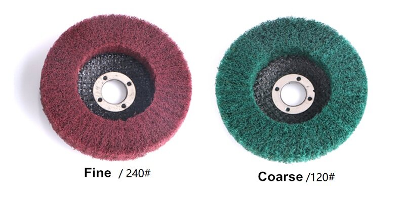 New 120/240# Nylon Polishing Wheels 100*16mm Drawing wheel For Metal Grinder Polishing Disc