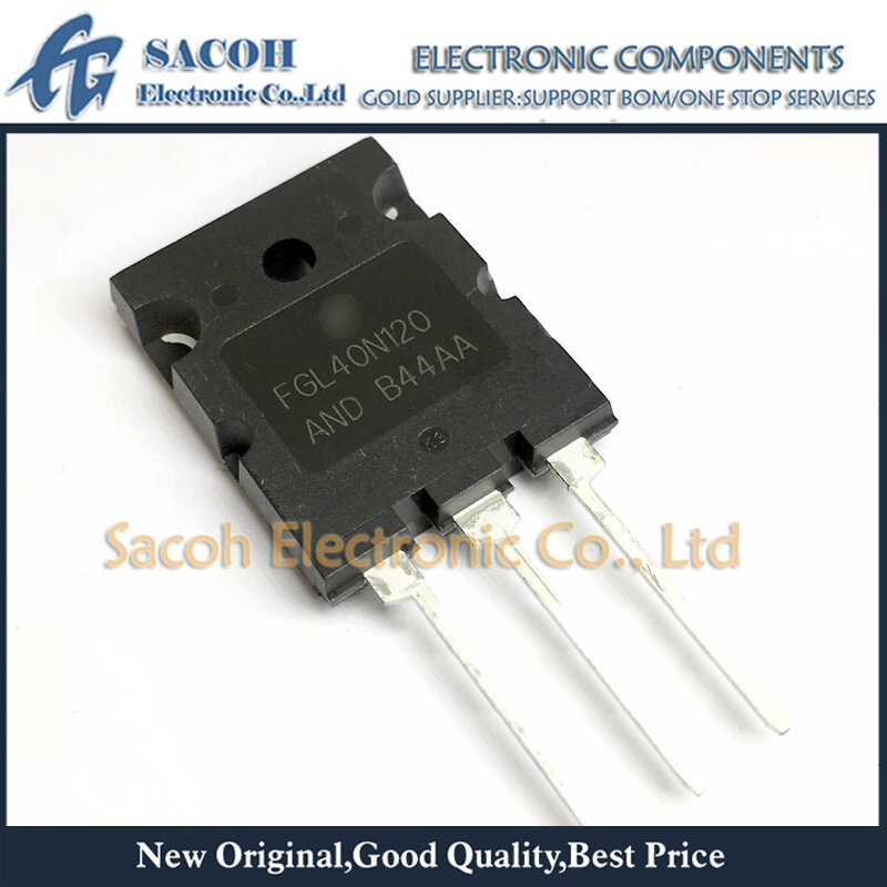 Free shipping 5Pcs FGL40N120AND FGL40N120AN FGL40N120 40N120 TO-3PL 40A 1200V Power IGBT transistor