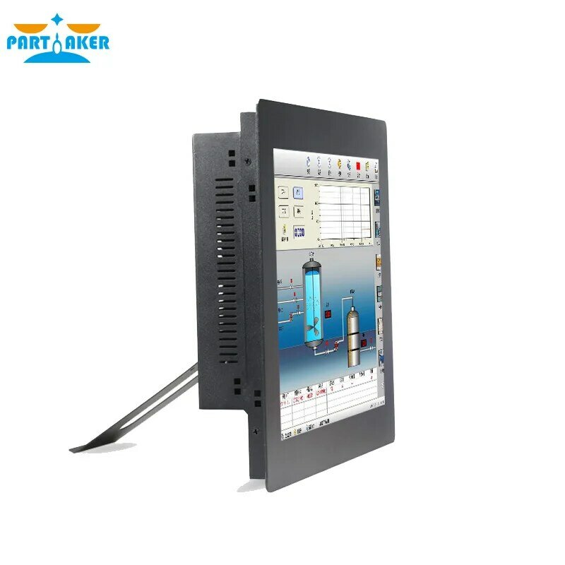 Partaker-tela touch intel i5 4200u, parcialmente montada com 5 fios, resistente, tela touch, 4g ram, 64g ssd, tamanhos pequenos, z14, 15