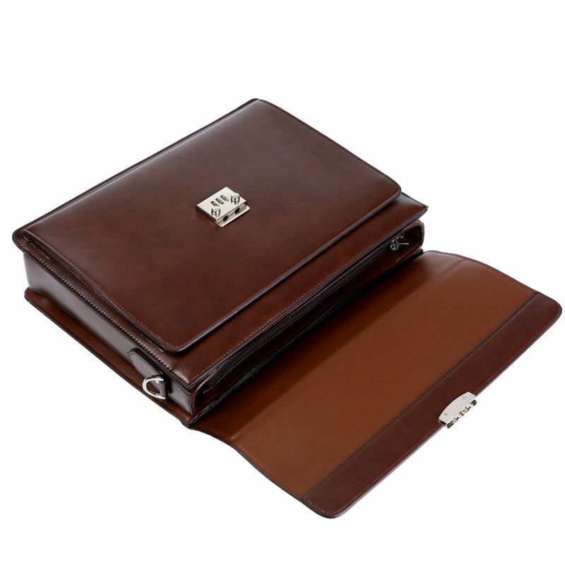 Genuine leather men's Crossbody Bag High Quality Business Briefcase Bag Shoulder Messenger Bags Office Handbag Laptop Briefcases