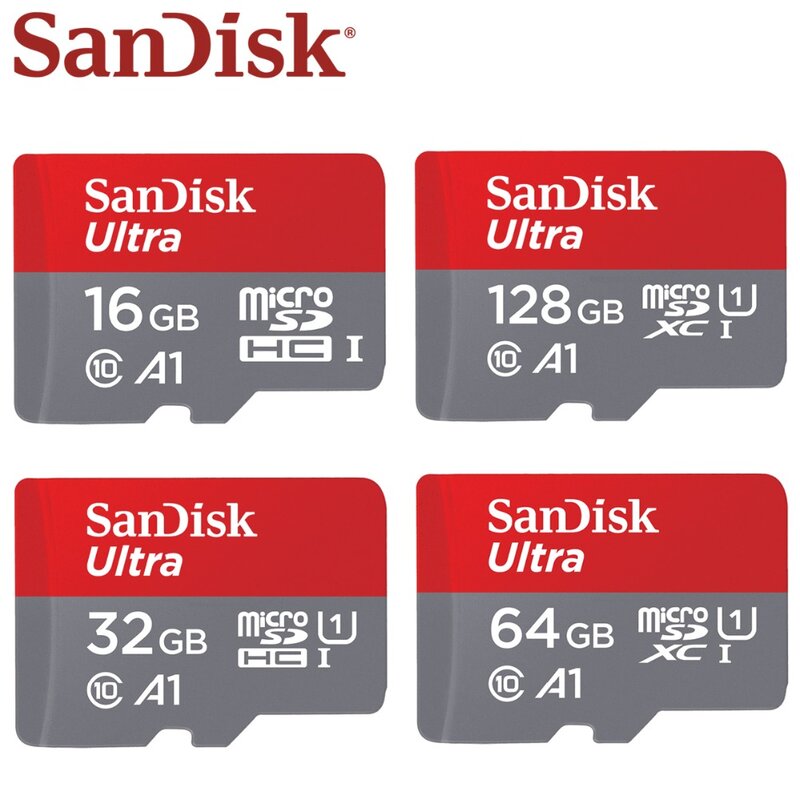 SanDisk micro sd 128 GB 64 GB 32 GB 16 GB 98 mb/s TF carte mémoire flash usb microsd 8 GB/48 MB/s class10 produit d'origine livraison gratuite