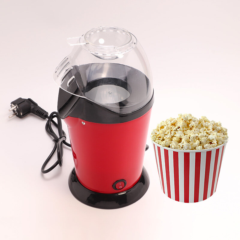 110v / 220v Household Popcorn Makers Hot Air Corn Popper Suitable For DIY Electric Popcorn Popper Mini Popcorn Machine