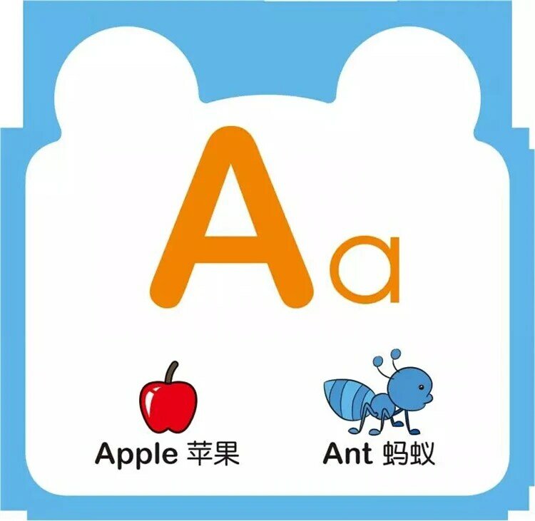 Libros de aprendizaje para niños y adultos, tarjetas de lectura de aprendizaje temprano para bebés de 3 a 6 años, chino, inglés