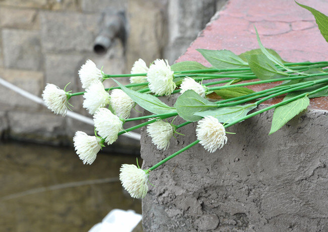 Venta de fábrica] pequeña flor de gladiolo simulación de fábrica de flores artificiales simulación de flor apertura con boda housewarmin