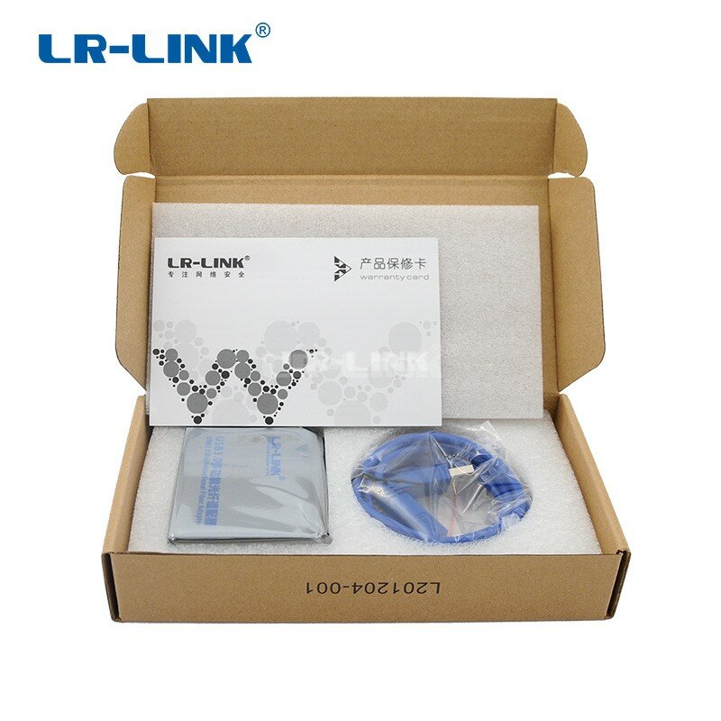 LR-LINK 3210pf-sfp usb 3.0 gigabit ethernet adaptador 1000mb fibra óptica placa de rede lan adaptador realtek rtl8153