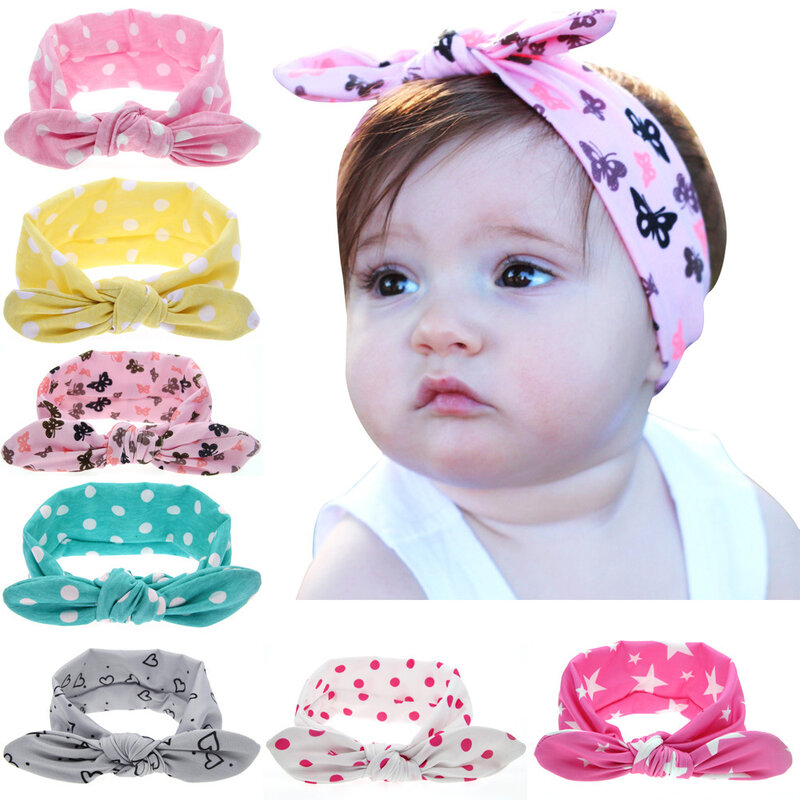1 Piece MAYA STEPAN New Children Hair Head Band Cute Rabbit Ears Girls Hair Accessories Baby Newborn Headband Headwear Headwrap