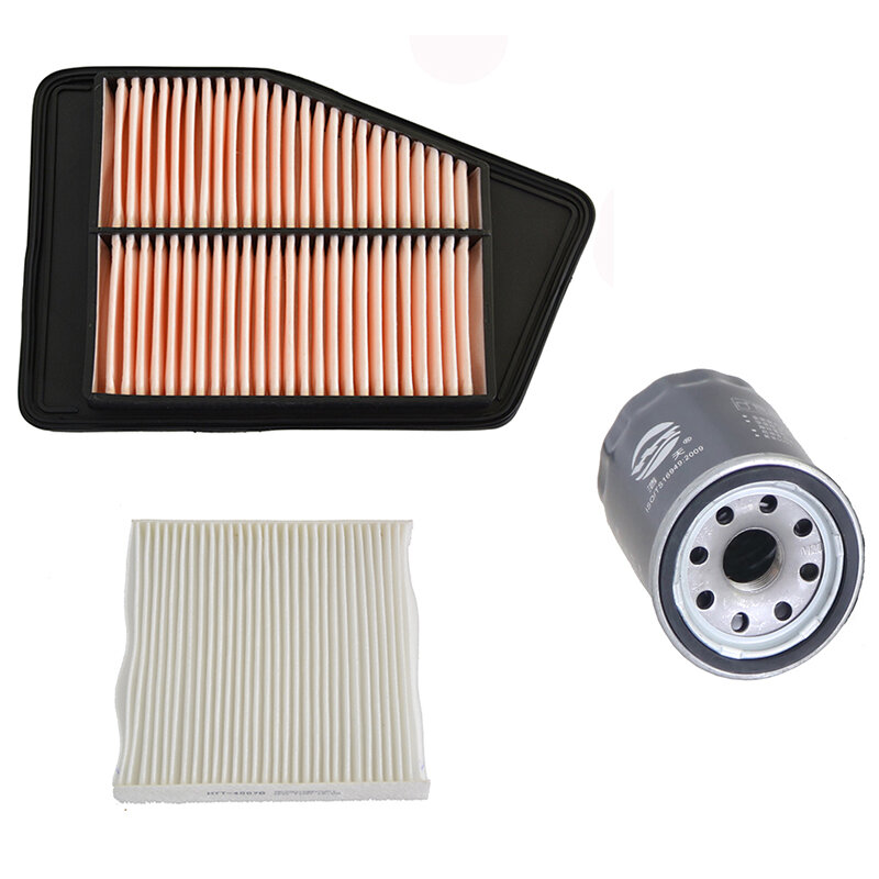 Filtro aria Auto filtro abitacolo filtro olio per Honda 2.0L Spirior CU5 2014- Accord 2013- 17220-5D0-W00 80292-SBG-W01 15400-PLM-A01