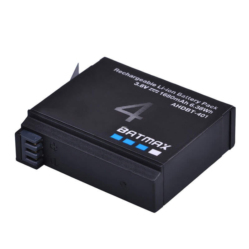 4 шт., Сменные Аккумуляторы для Gopro Hero 4 1680 мАч + светодиодные 3 слота, зарядное устройство USB для GoPro HERO4, батарея для экшн-камеры GoPro