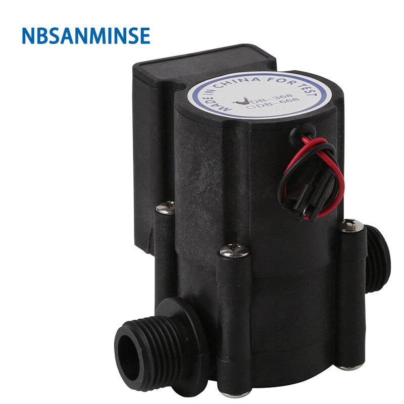NBSANMINSE SMB668 SMB368 G1/2 inch Water flow generator PPA6 generator for water heaters, Induction clean,water dispenser