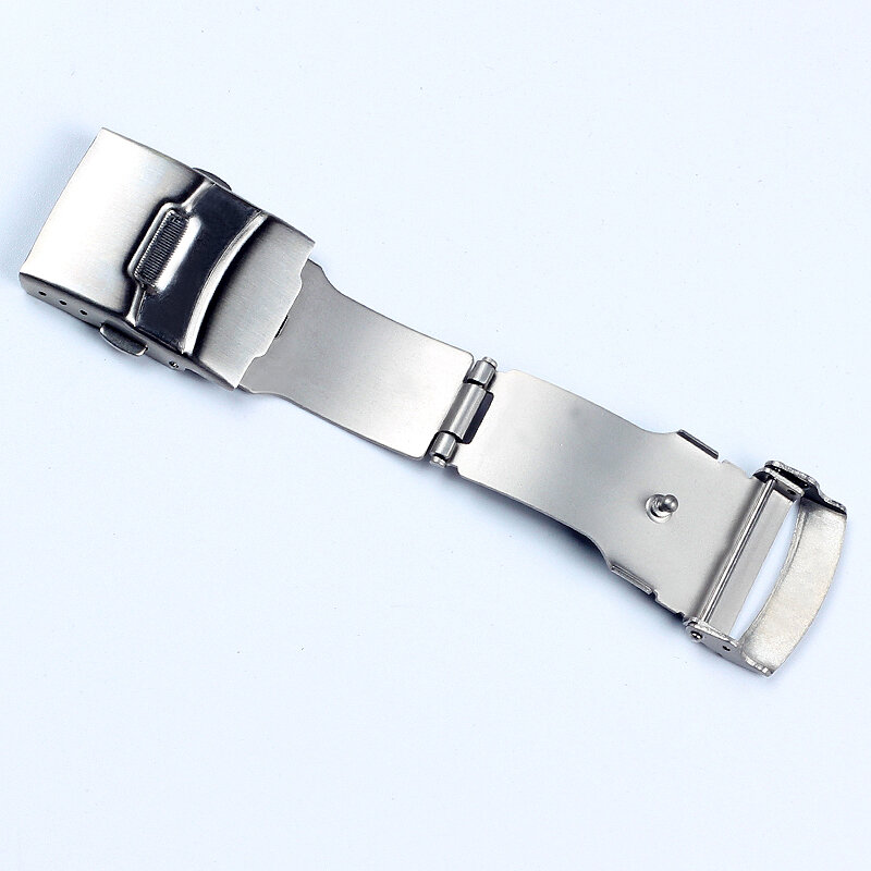 16 Mm 18 Mm 20 Mm 24 Mm Stainless Steel Watchband Penyebaran Gesper Gesper Perak Watch Gesper Watch Band Gesper lipat Tali Gesper