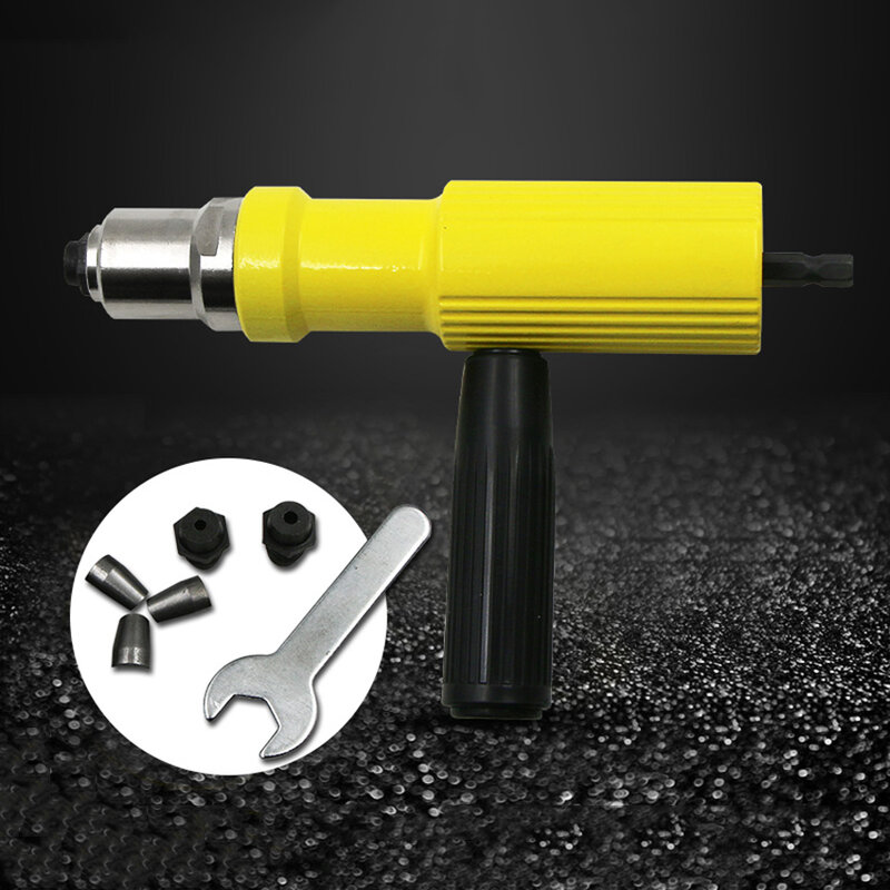 Kit d'adaptateur de riveteuse à main, pistolet à écrou électrique, outil de rivetage, insertion sans fil, pour outil électrique