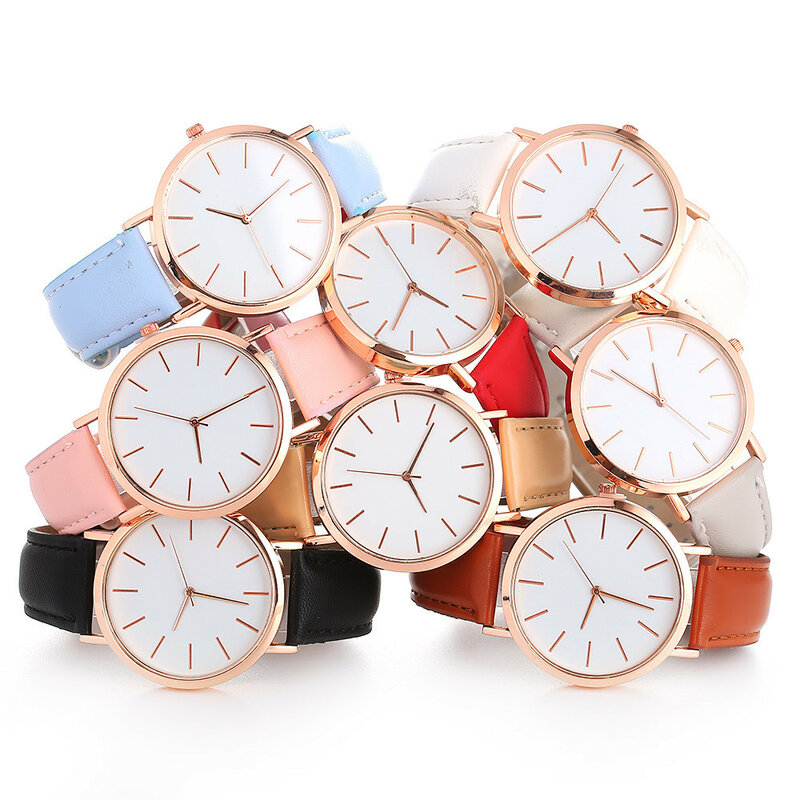 Relógios das Mulheres minimalismo Bayan Kol Zegarki Damskie Saaty Moda Ladies Watch Relojes Pará Mujer Relogio feminino Relógio de Quartzo