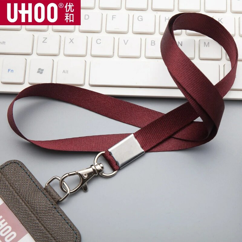 1Pcs Thicken Pure color Lanyards for keys ID Card Gym Mobile Phone Straps USB badge holder DIY Hang Rope Lariat Lanyard JZ44