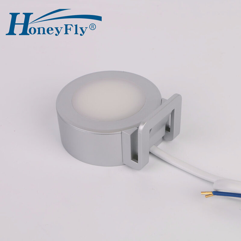 HoneyFly opatentowany LED lustro światła 220 V 2 W LED Downlight klip do montażu na ścianie łazienki sypialnia lampa lustrzana kryty bardzo łatwo instalacji