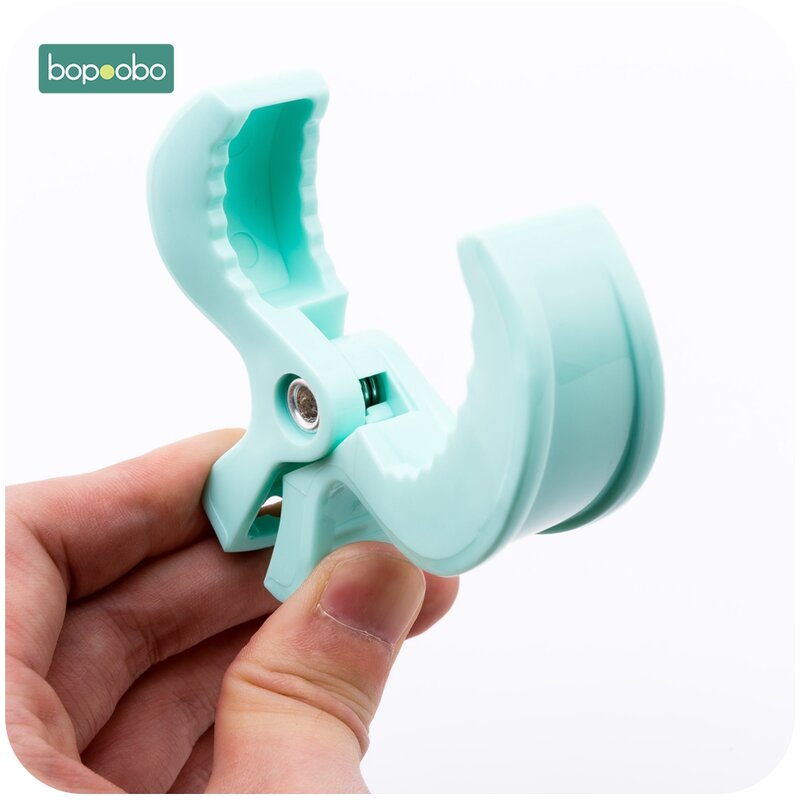 Bopoobo-Accesorios de gimnasio para bebé, lámpara de juguete para asiento de coche, clavijas para enganchar Manta, mordedor para bebé, 2 unidades
