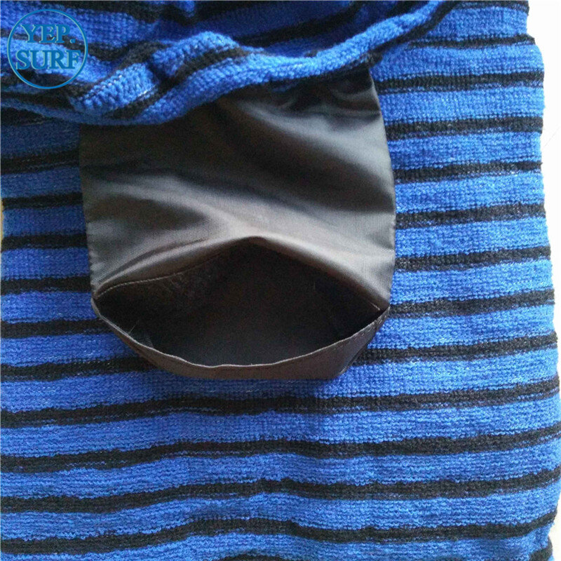 Cubierta de calcetines para tabla de surf, bolsa protectora de secado rápido, color azul, 8 pies