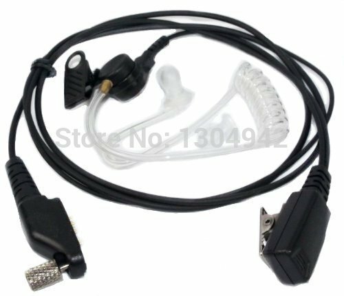 Covert Akoestische Buis Headset Oortelefoon met Microfoon Voor Icom Marine Radio IC-F51 IC-F40GS IC-F30GS IC-F60 IC-F3060