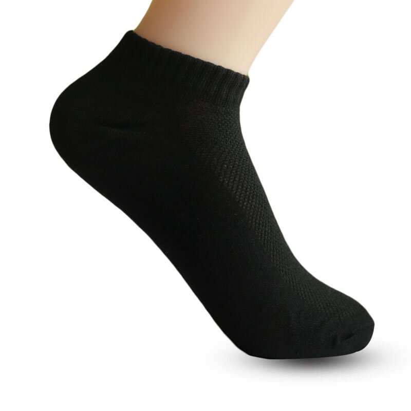 Однотонные сетчатые женские короткие носки, 4 пары, женские летние дышащие носки до щиколотки, черные, белые, серые носки