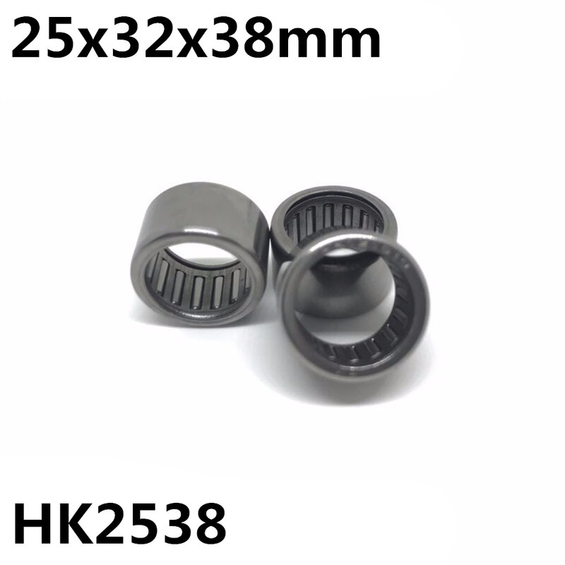 10 pcs HK2538 25x32x38mm 87941/25 Bearing Shell Tipo Rolamentos de Rolos de Agulhas de Alta Qualidade HK253238