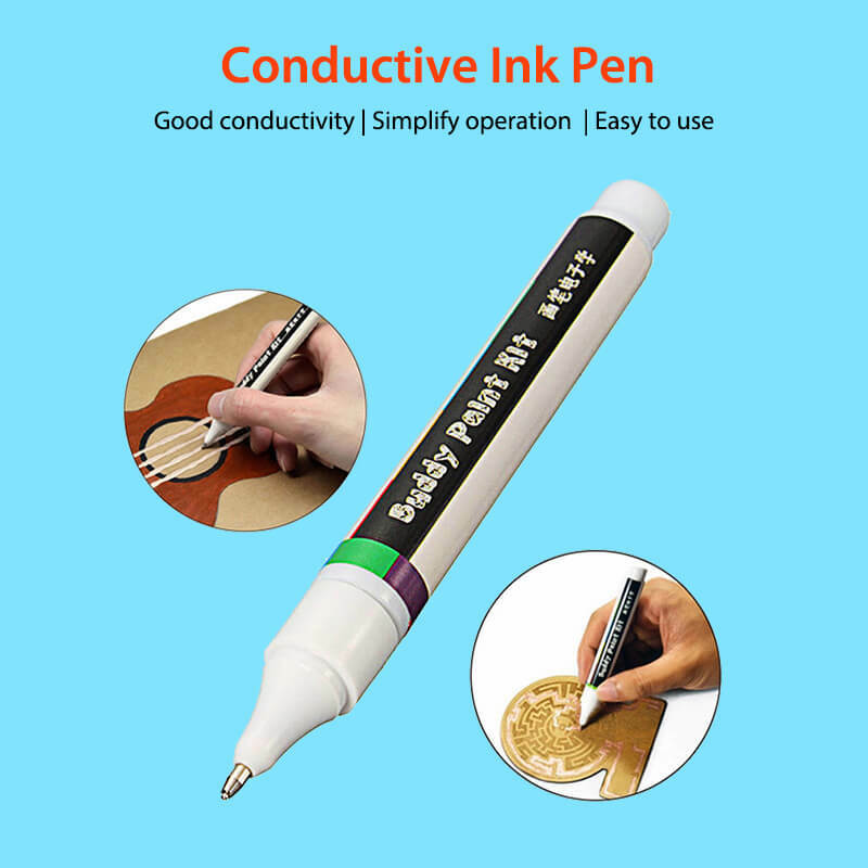 Bolígrafo de tinta conductora Electronic circuito integrado, bolígrafo de impresora 3D mágico, bricolaje, estudiante, educación, regalos de aprendizaje