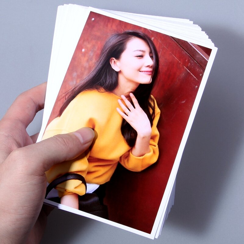 20 arkuszy/partia Deli błyszczący papier fotograficzny A4(210x297mm) A3(297x420mm) 200g 230g papier fotograficzny kolorowy atrament jet paper
