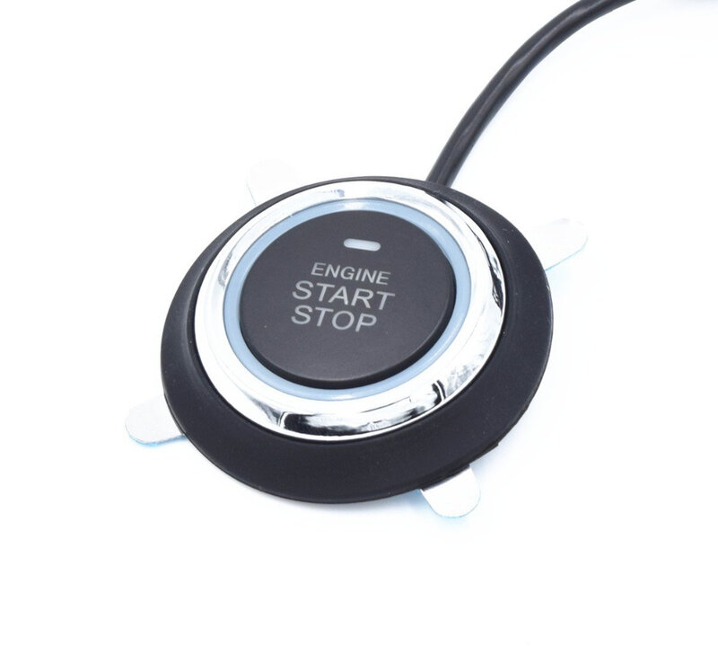 Gubang universal start stop carro alarme do carro iniciar sistema de segurança chave keyless passiva entrada botão kit