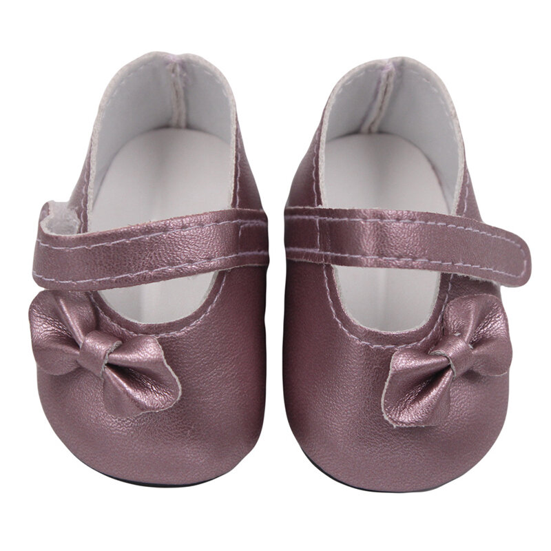 Muñeca americana de 18 pulgadas para niñas, zapatos con purpurina, venta directa de fábrica