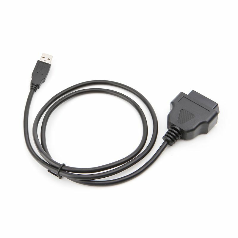2019 New Car 16Pin OBD2 Alla Porta USB Adattatore del Caricatore del Connettore del Cavo Strumento Diagnostico Automobiles Cavi SIM Card e Adattatori e Prese