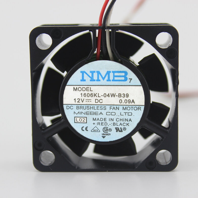 1606KL-04W-B39 12 V 0.09A 4015 3-wire server chassis fan