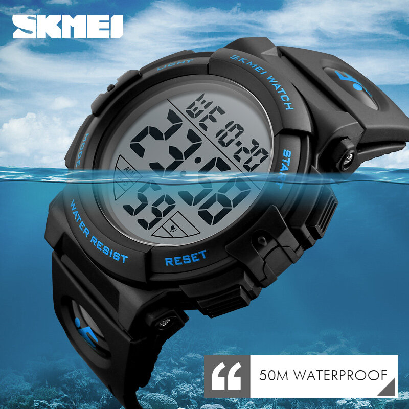 SKMEI Marke Kinder Uhren LED Digital Multifunktionale Wasserdichte Armbanduhren Outdoor Sport Uhren für Kinder Jungen Mädchen