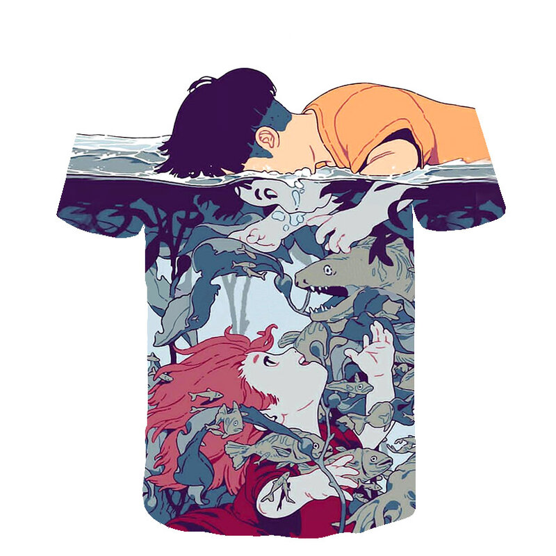 Neue sommer 3D kurzarm T-shirt Japanischen cartoon casual kurzarm 3DT T-shirt hersteller direkt verkäufe